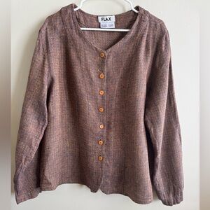 Flax Women's Button-Down Shirt